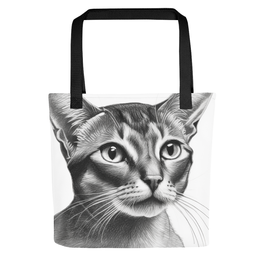 PugMug Custom Tabby Abyssinian Cat Tote