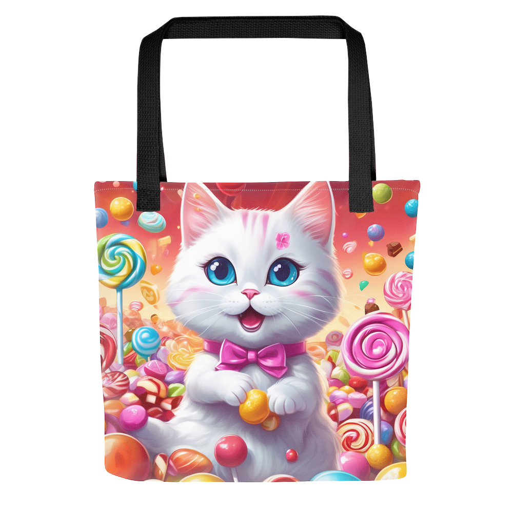 PugMug Custom White Companion Cat Tote