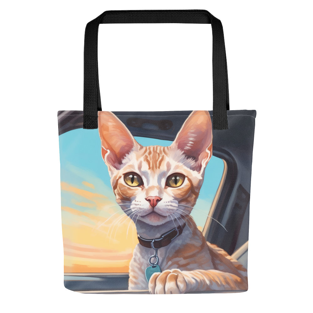 PugMug Custom Tabby Devon Rex Cat Tote