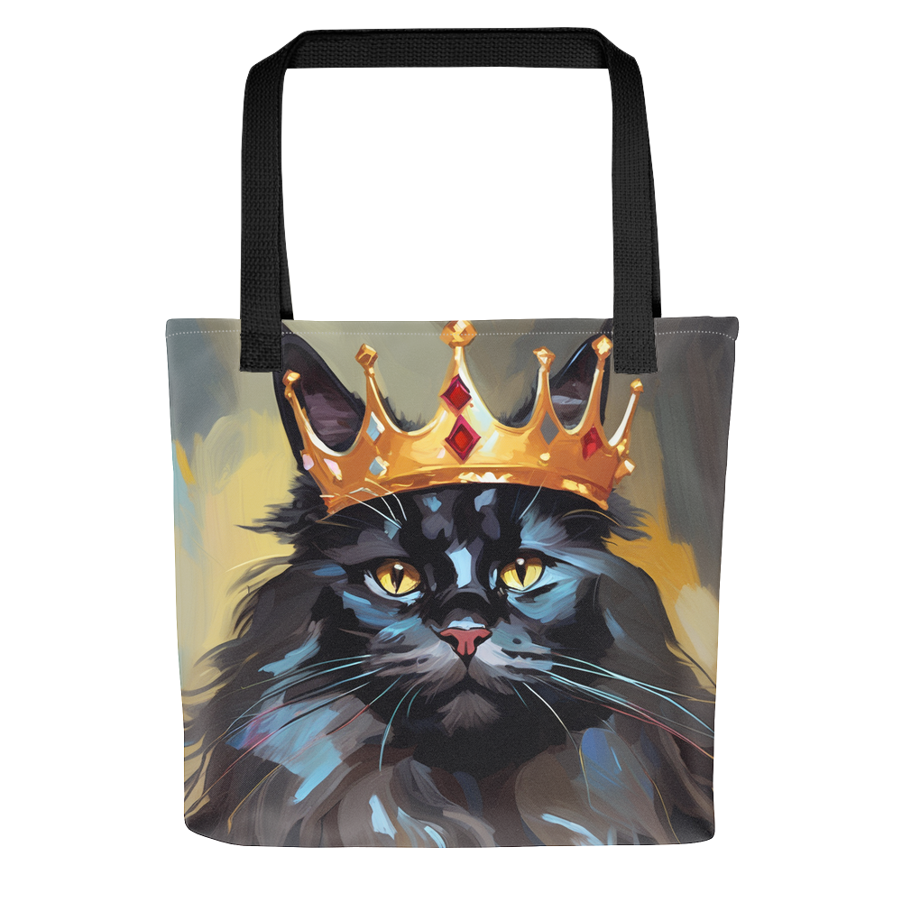PugMug Custom Black Maine Coon Cat Tote
