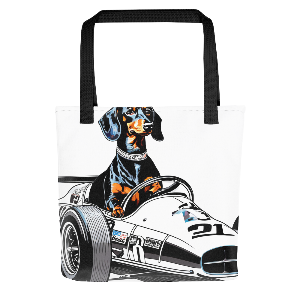 PugMug Custom Black Dachshund Tote