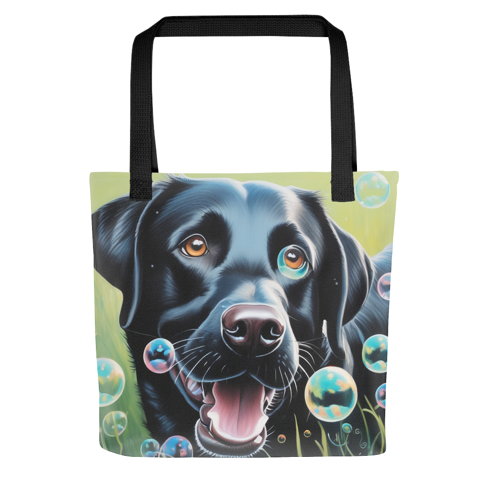 PugMug Custom Black Labrador Retriever Tote