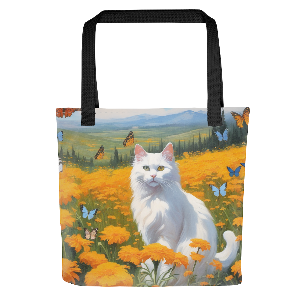 PugMug Custom White Companion Cat Tote
