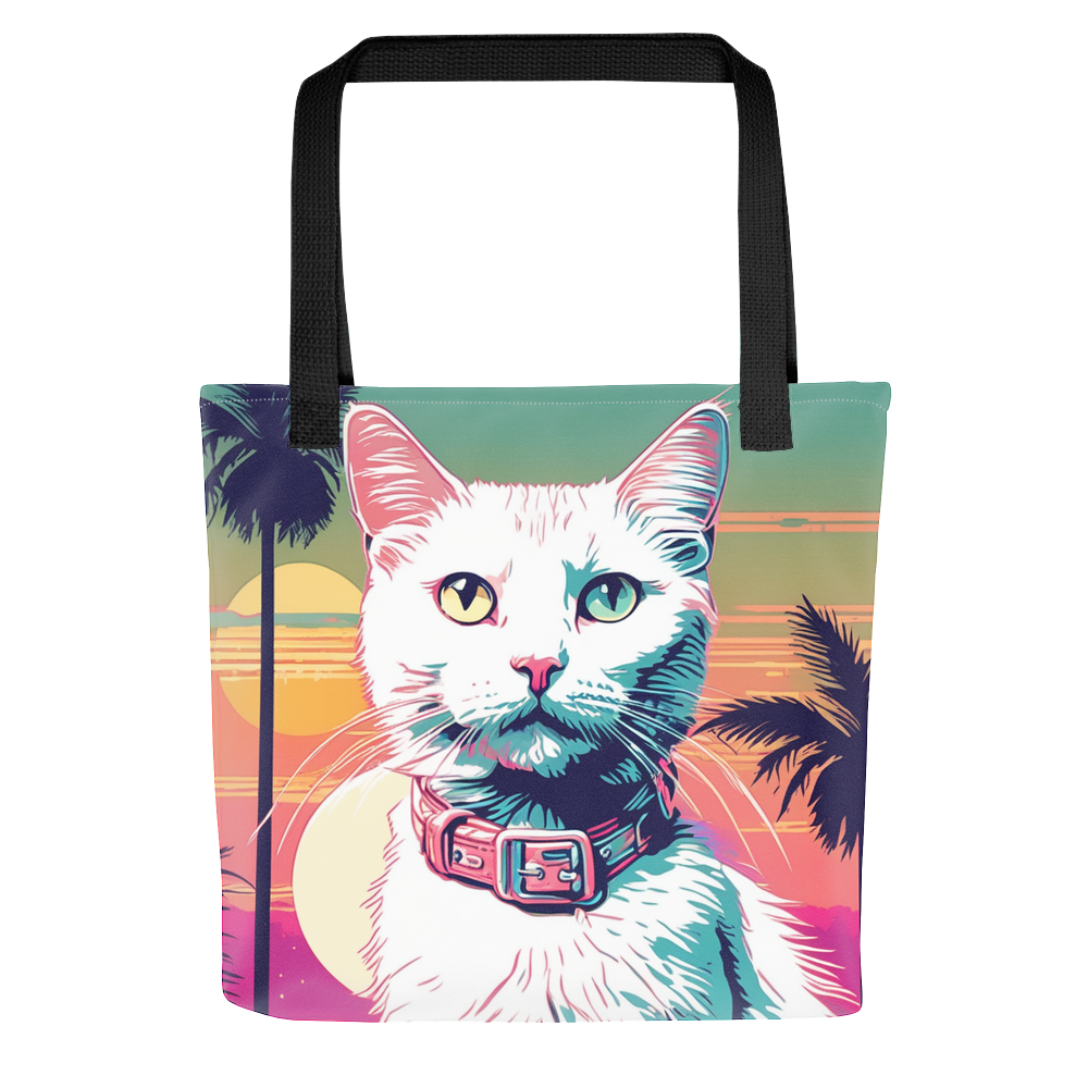 PugMug Custom White Companion Cat Tote