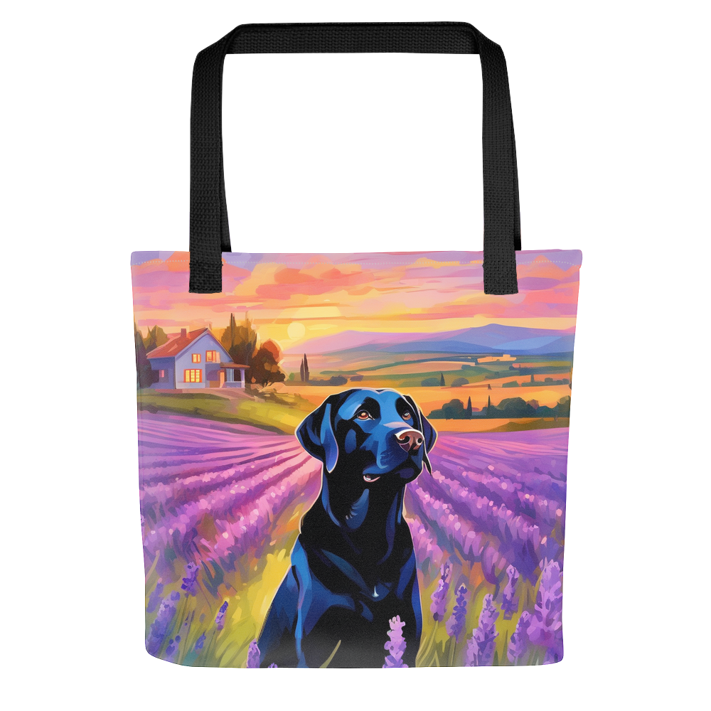 PugMug Custom Black Labrador Retriever Tote