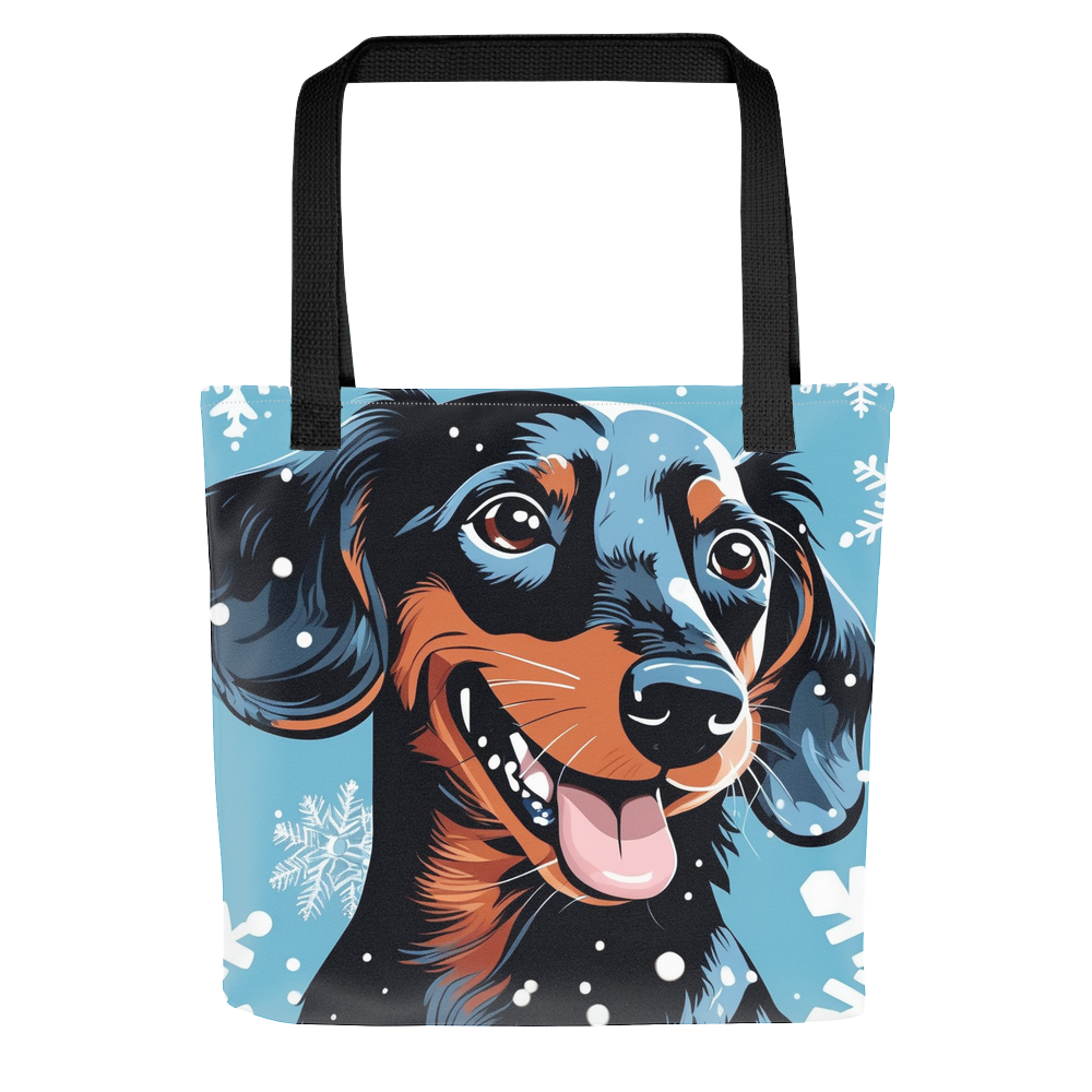 PugMug Custom Black Dachshund Tote
