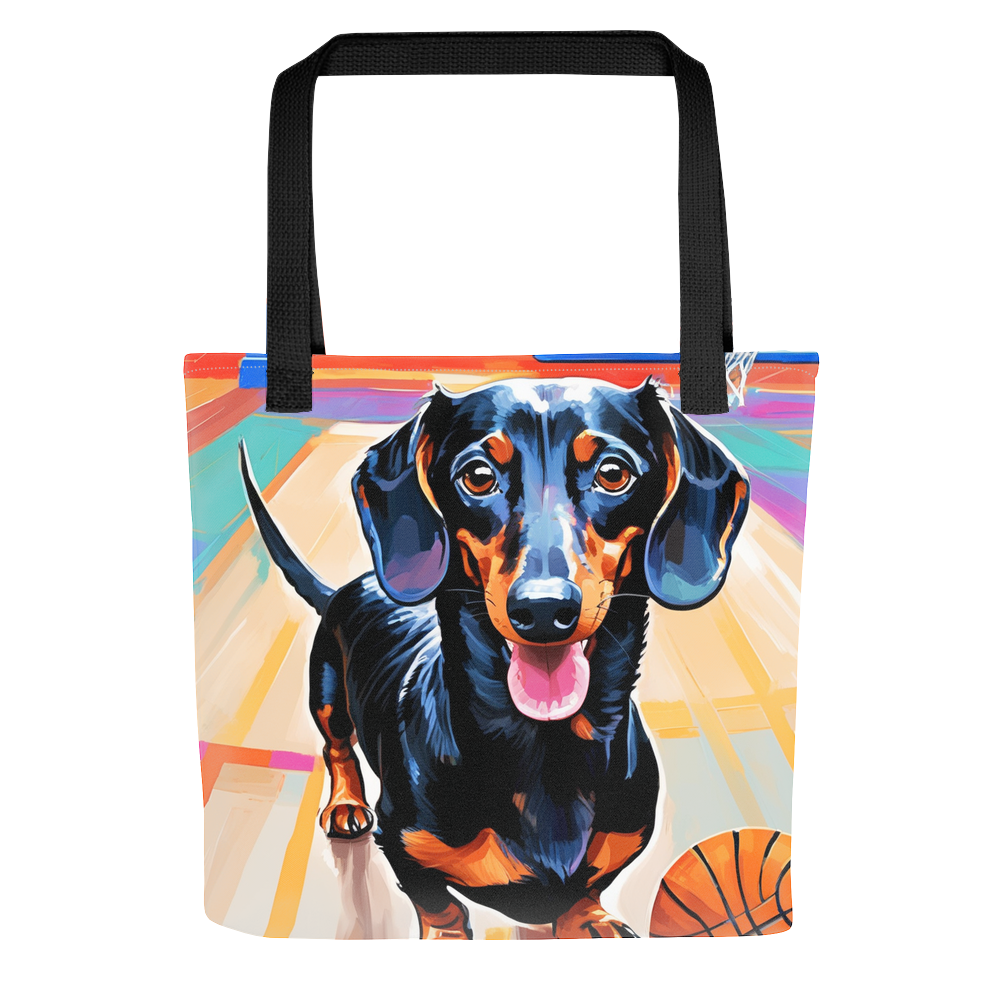 PugMug Custom Black Dachshund Tote