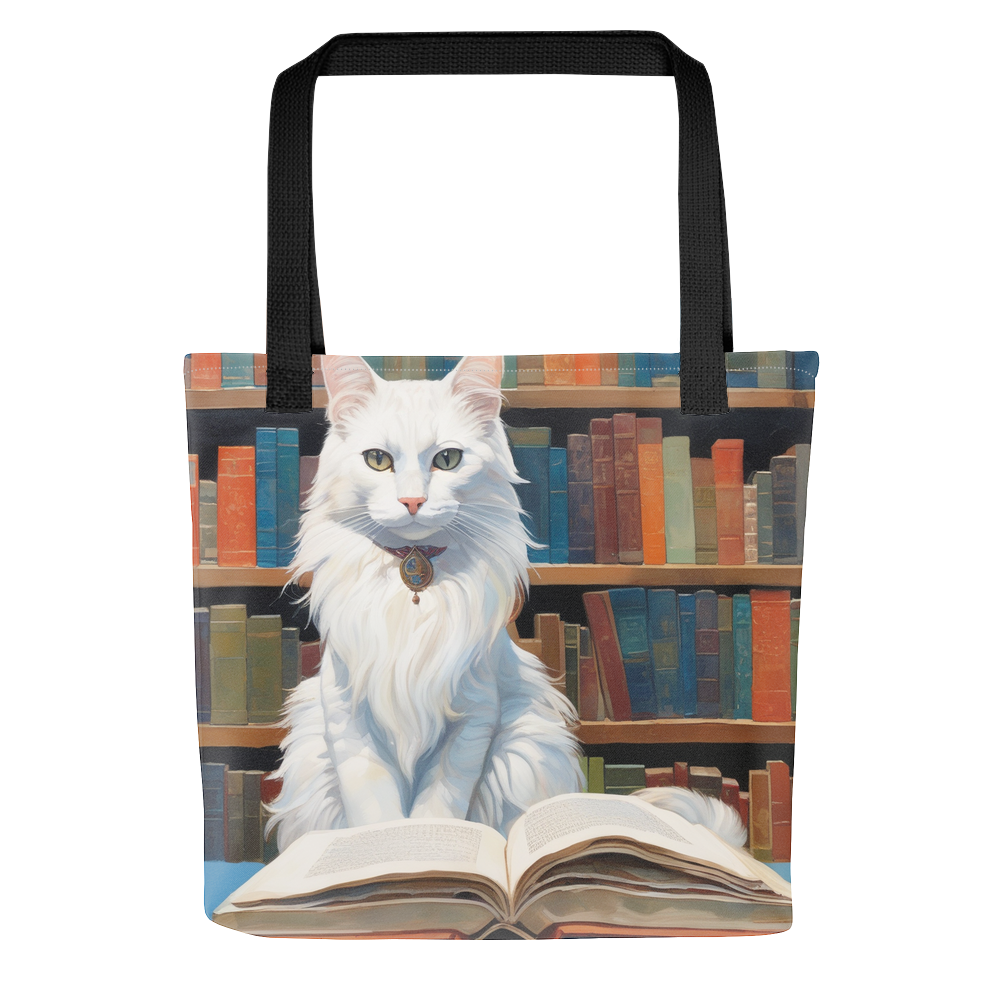 PugMug Custom White Companion Cat Tote