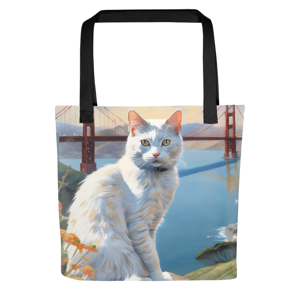 PugMug Custom White Companion Cat Tote