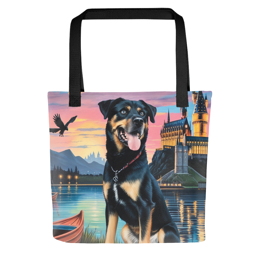 PugMug Custom Blue Tote