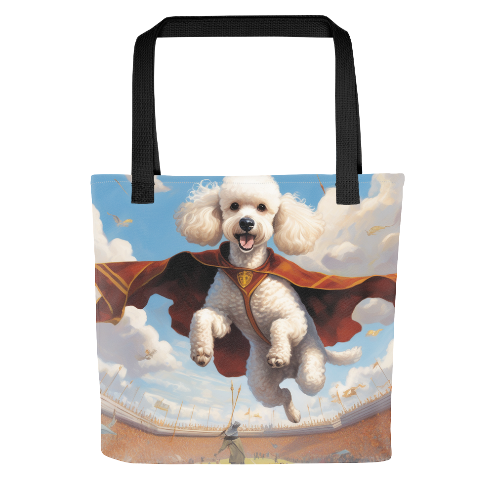 PugMug Custom White Poodle Tote