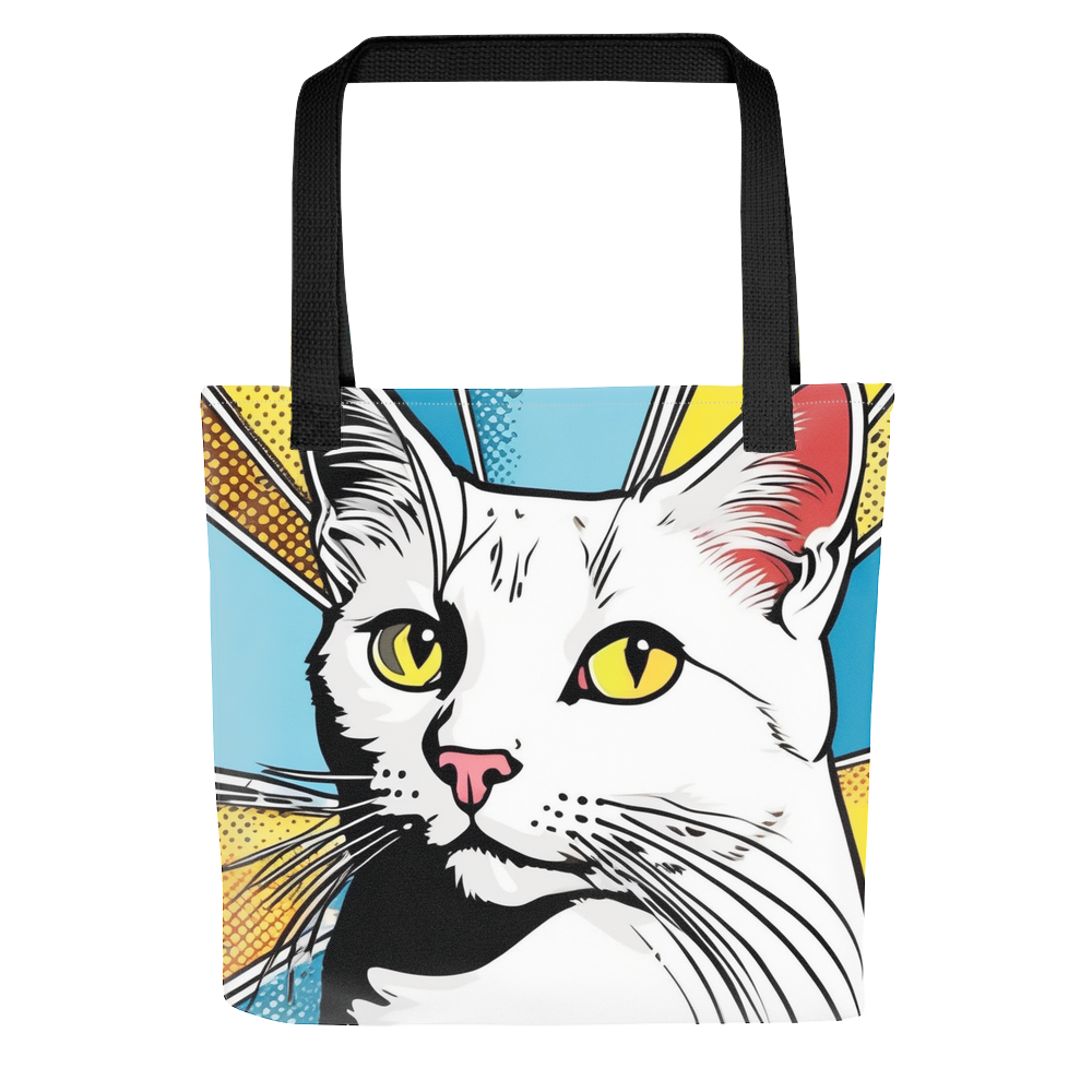 PugMug Custom White Companion Cat Tote