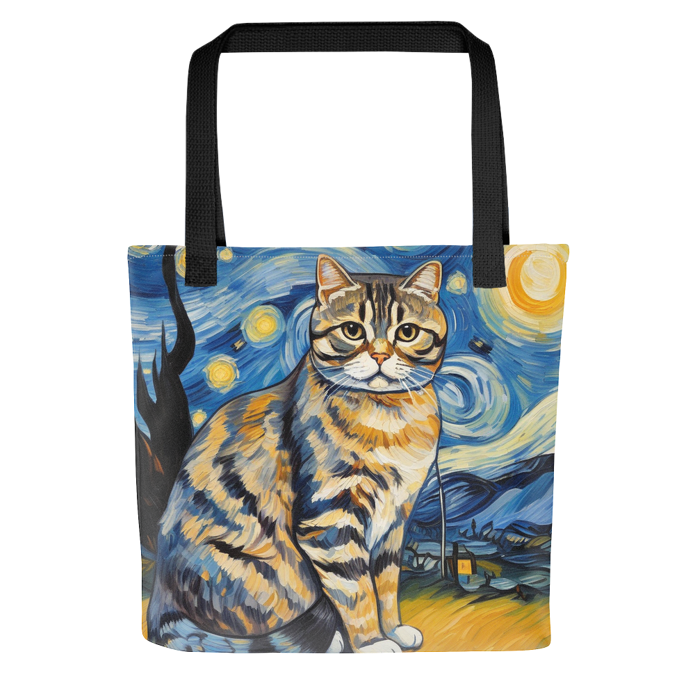 PugMug Custom Tabby Scottish Fold Cat Tote