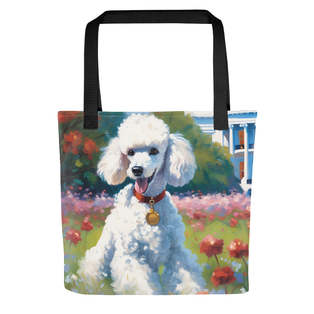 PugMug Custom White Poodle Tote