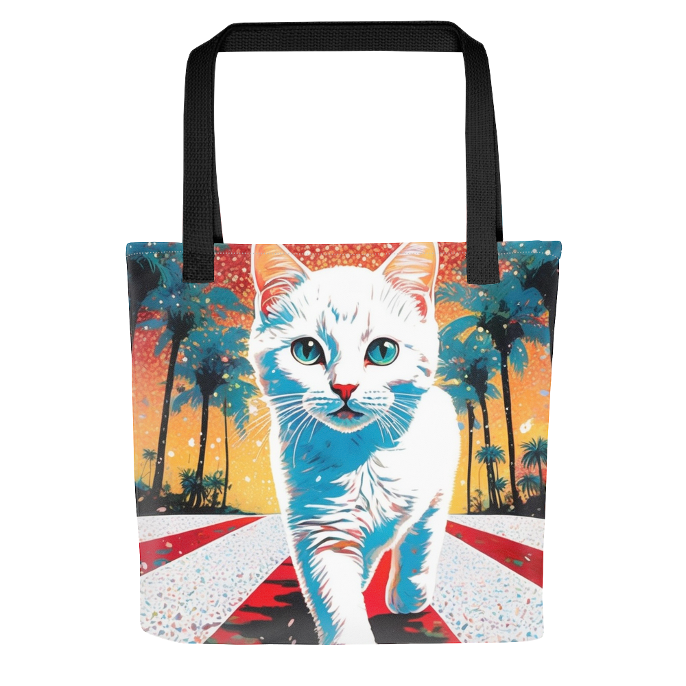 PugMug Custom White Companion Cat Tote