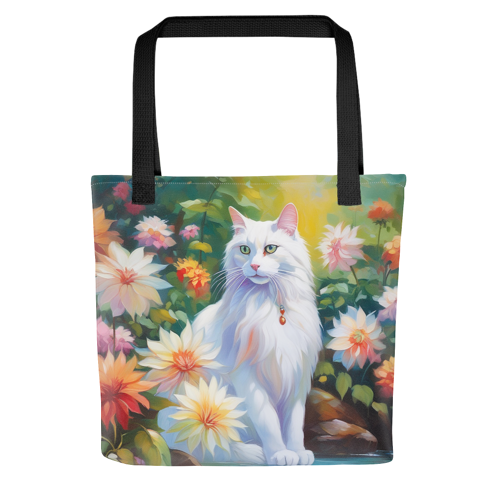 PugMug Custom White Companion Cat Tote