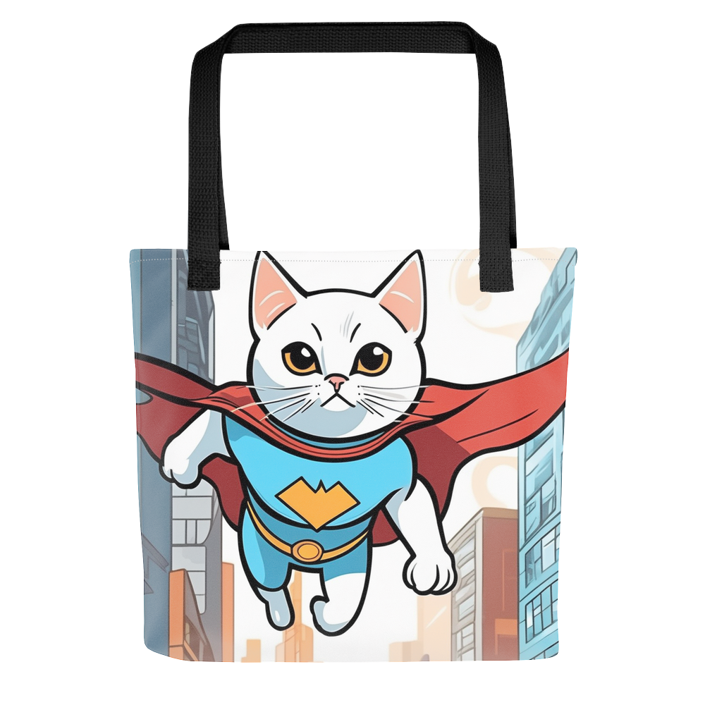 PugMug Custom White Companion Cat Tote