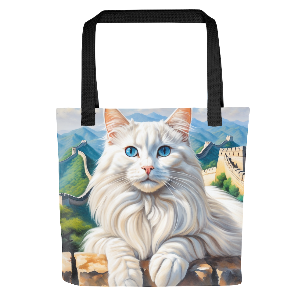 PugMug Custom White Ragdoll Cat Tote