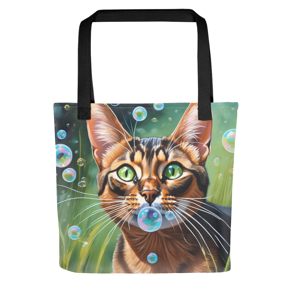 PugMug Custom Tabby Abyssinian Cat Tote