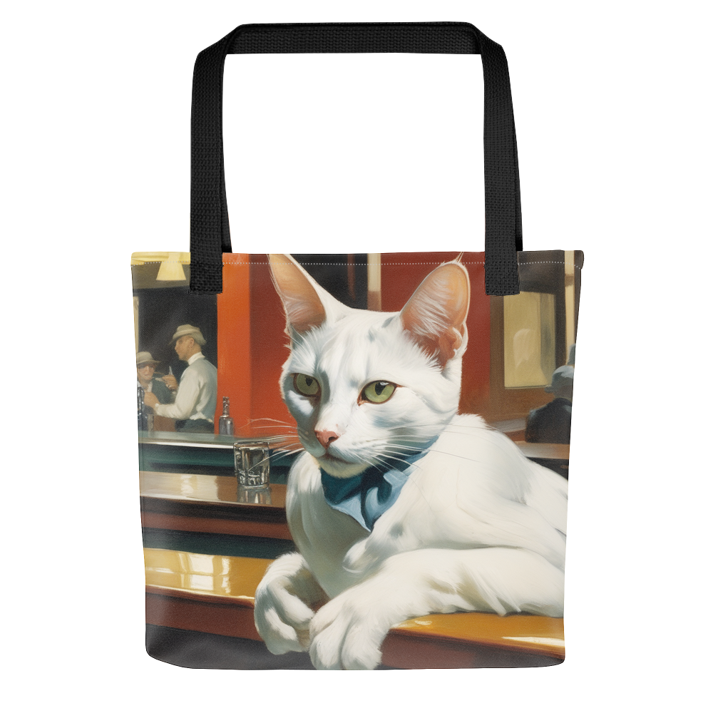 PugMug Custom White Companion Cat Tote