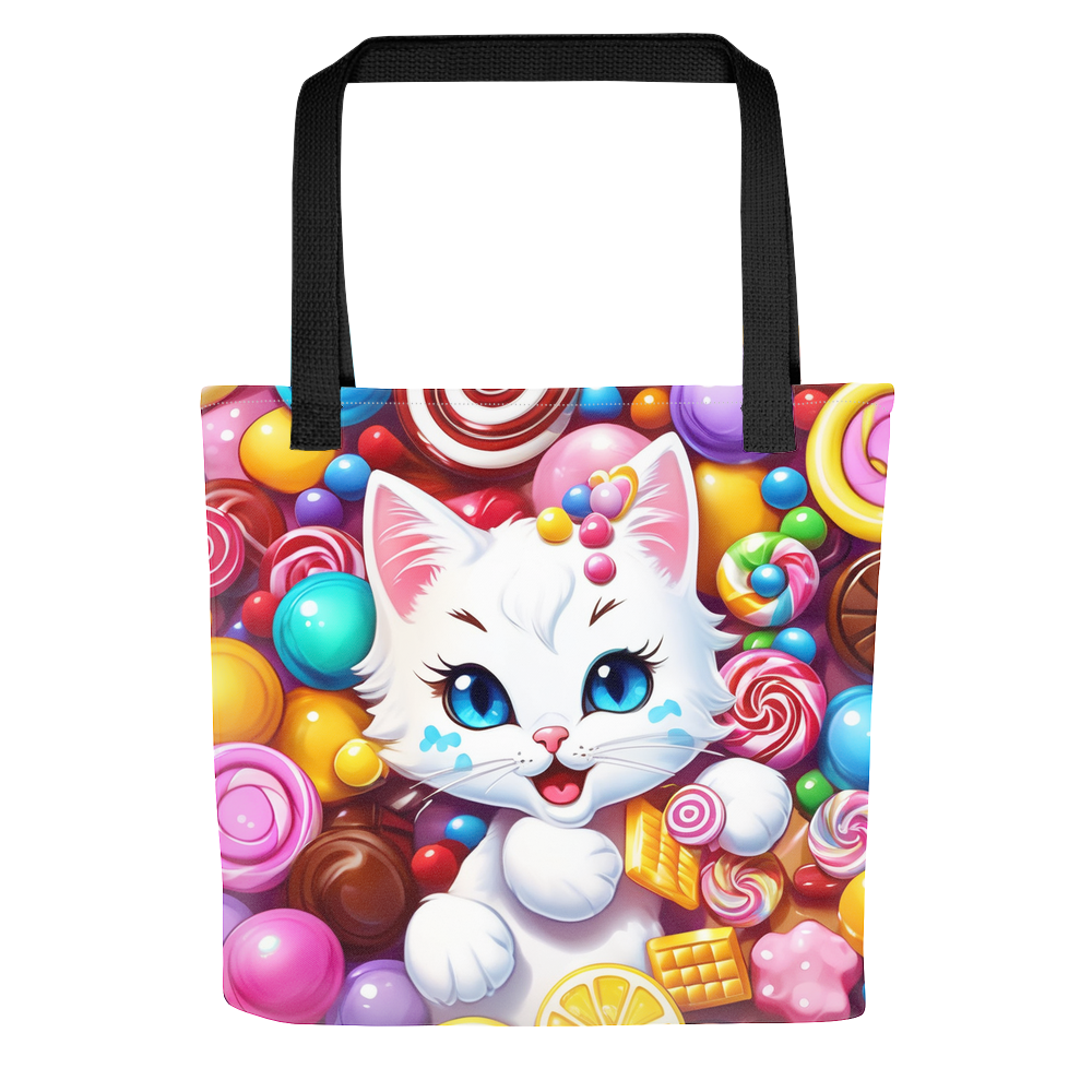 PugMug Custom White Companion Cat Tote