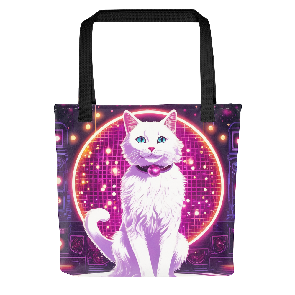 PugMug Custom White Companion Cat Tote