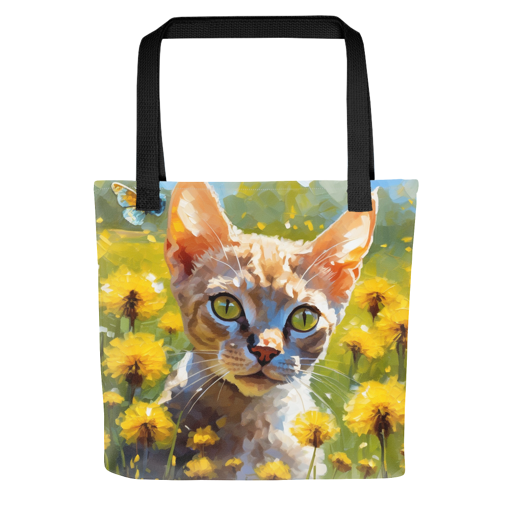 PugMug Custom Tabby Devon Rex Cat Tote