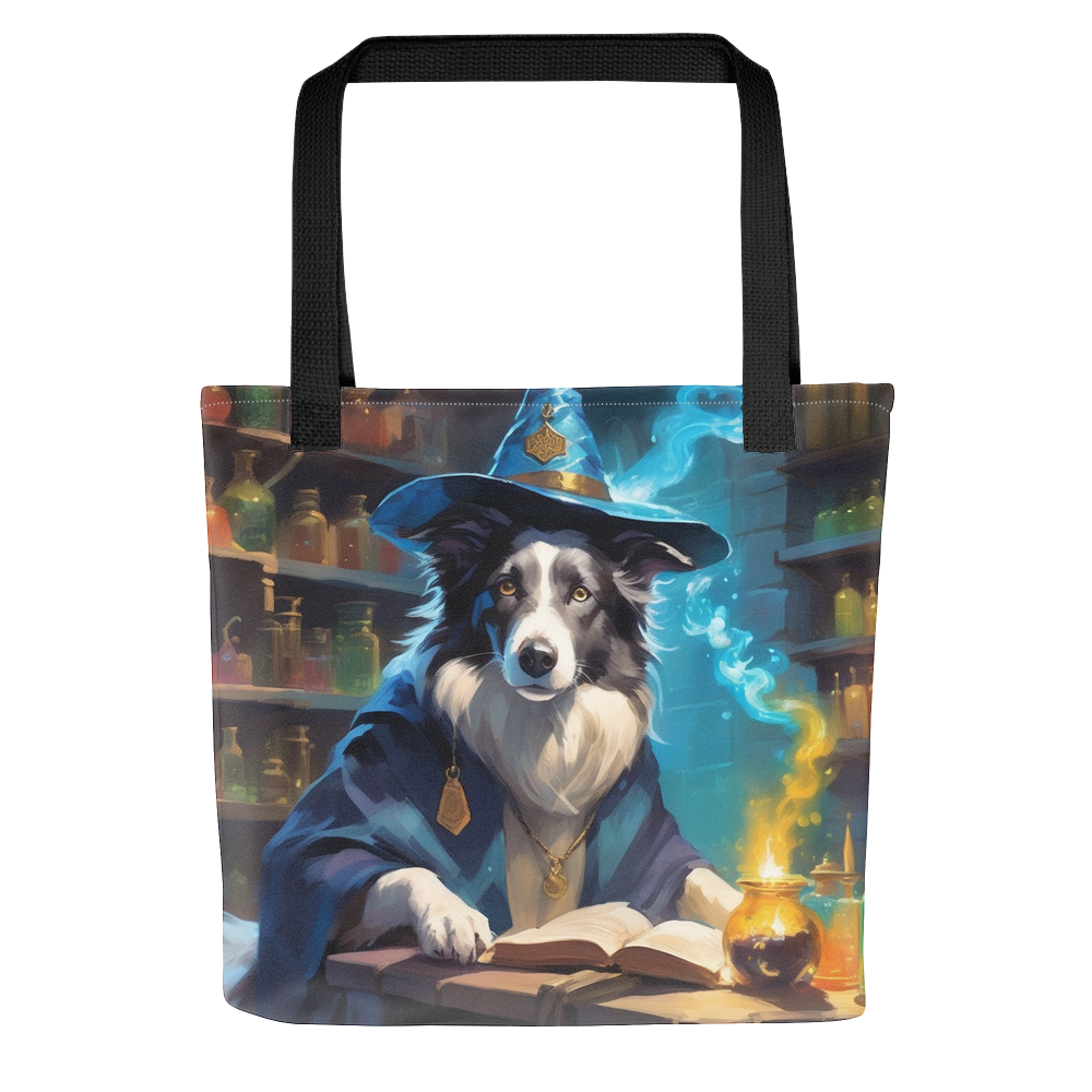 PugMug Custom Blue Merle Border Collie Tote
