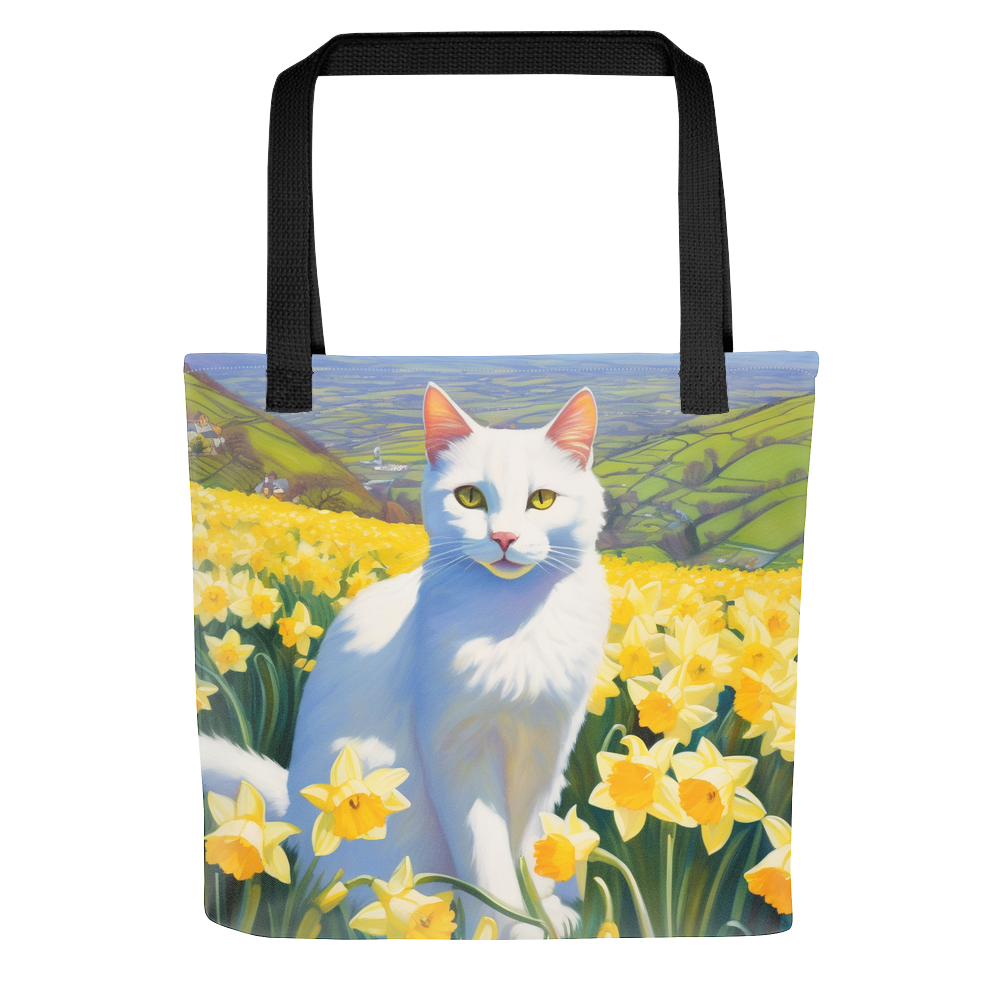 PugMug Custom White Companion Cat Tote