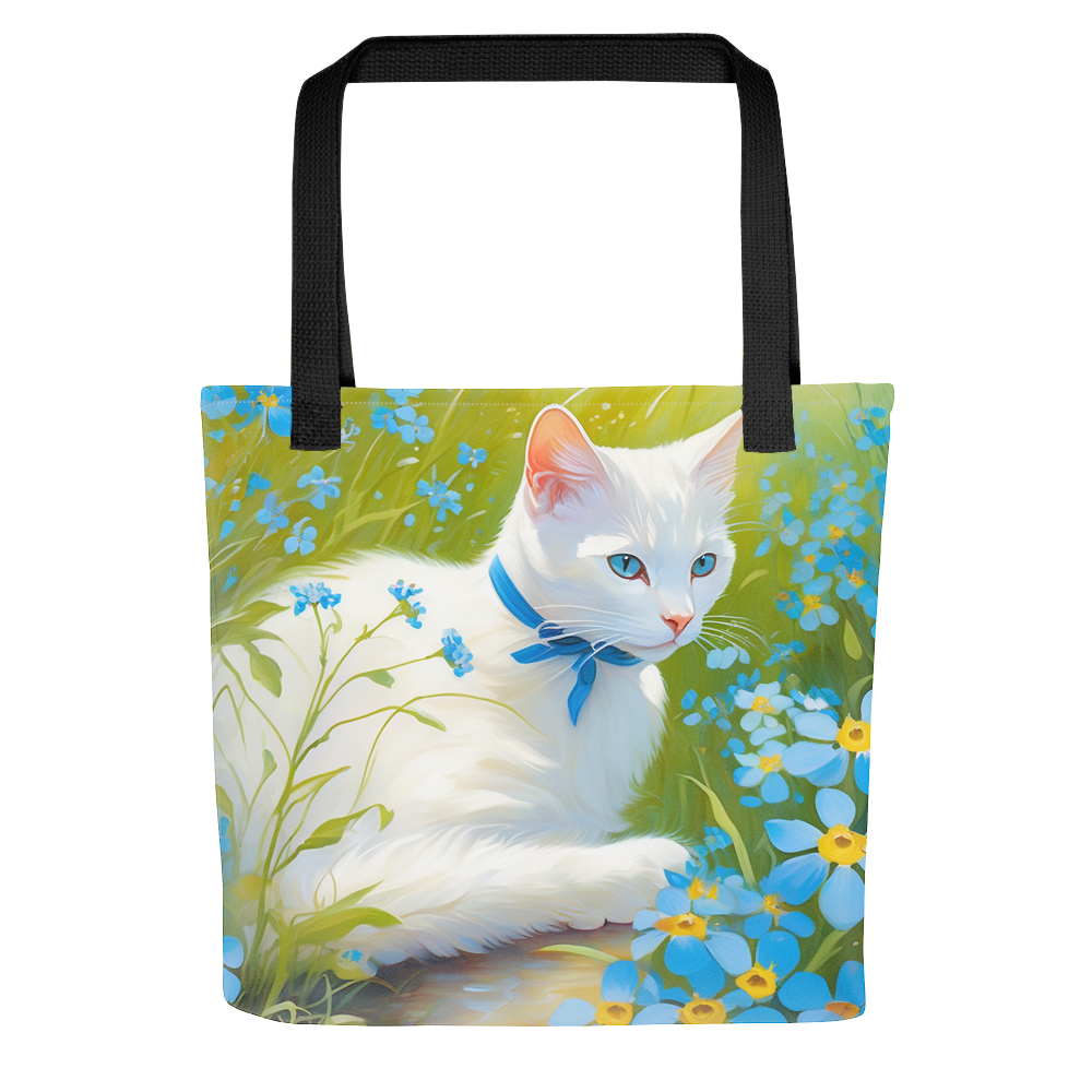 PugMug Custom White Companion Cat Tote