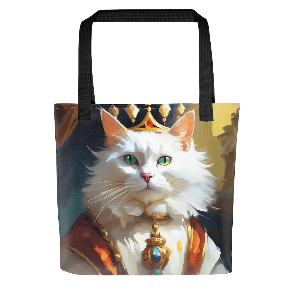 PugMug Custom White Companion Cat Tote
