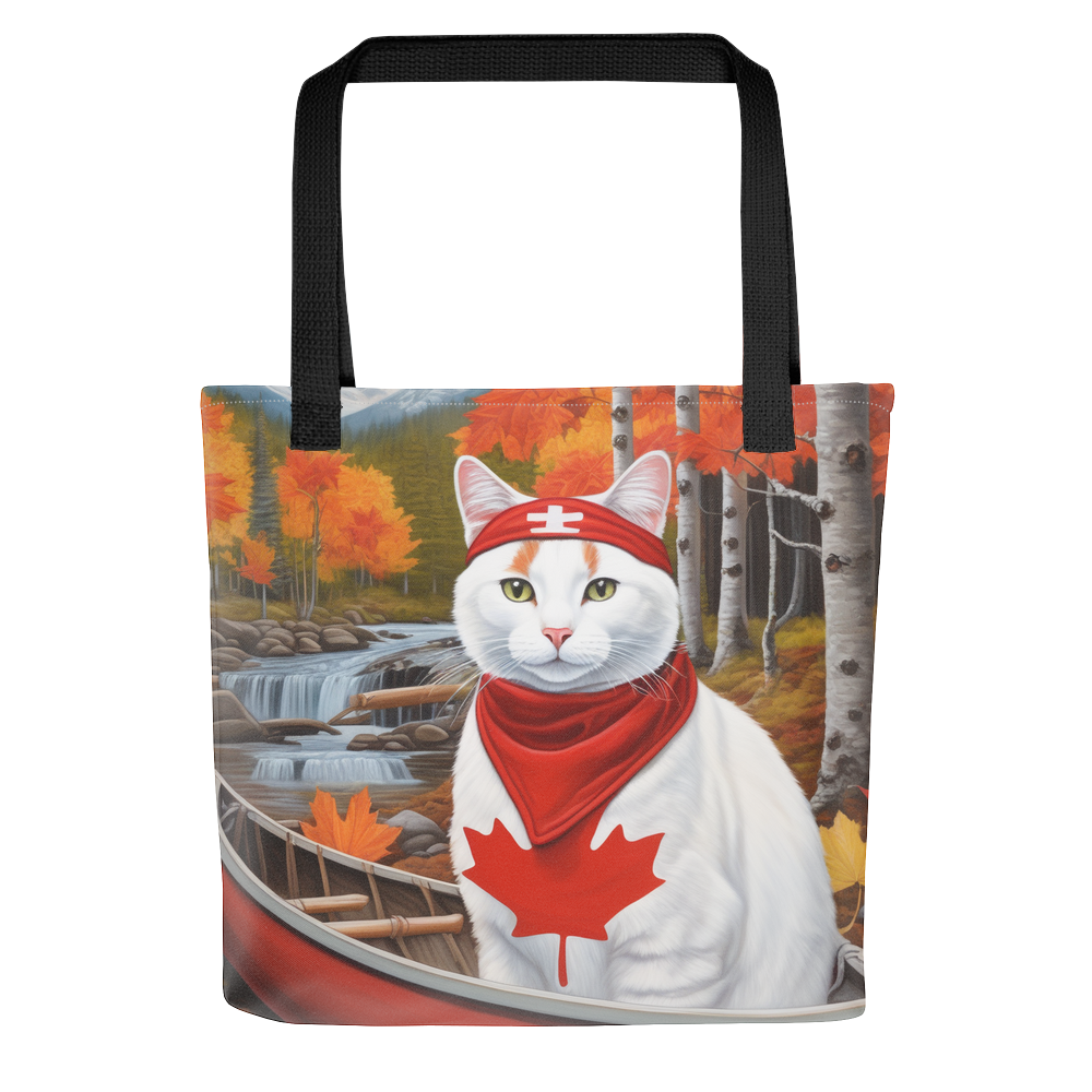 PugMug Custom White Companion Cat Tote