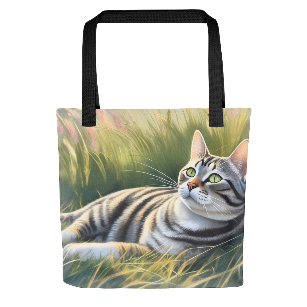 PugMug Custom Tabby American Shorthair Cat Tote