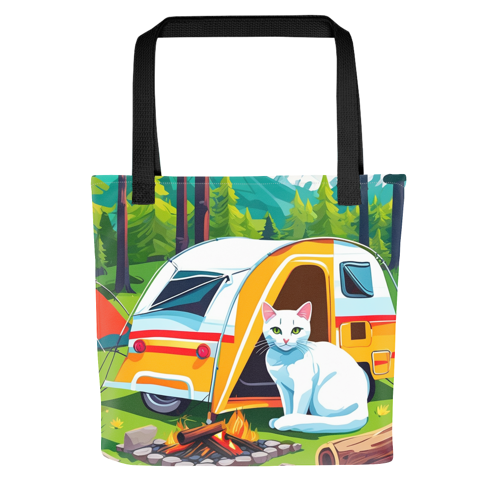 PugMug Custom White Companion Cat Tote