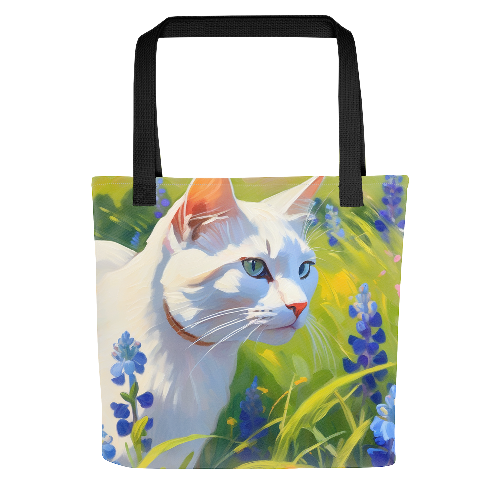 PugMug Custom White Companion Cat Tote