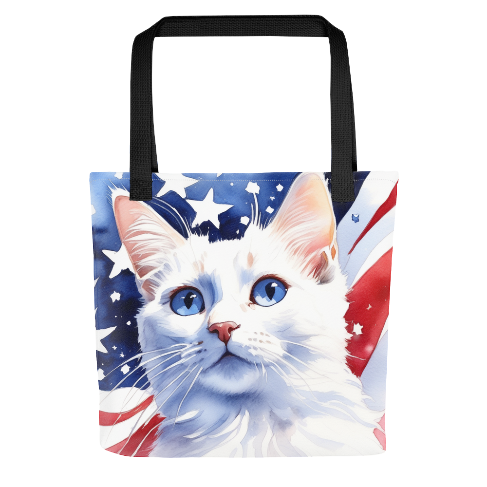 PugMug Custom White Companion Cat Tote