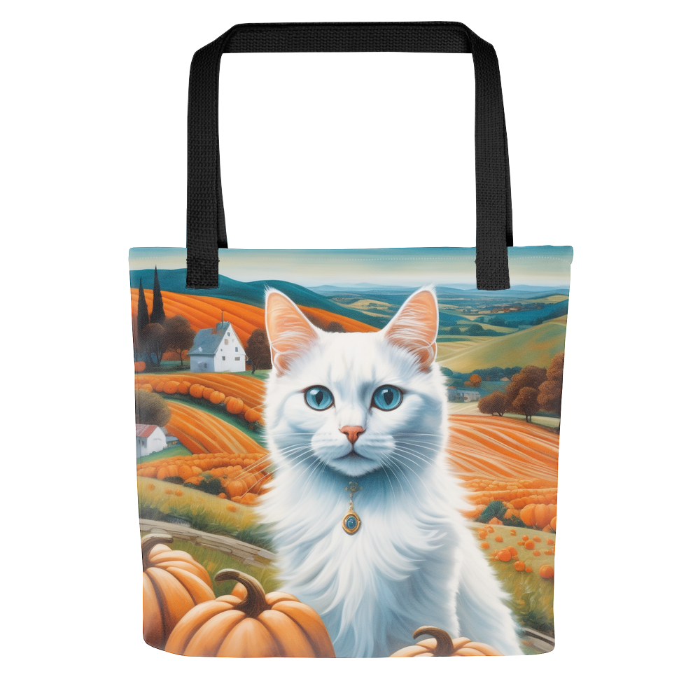 PugMug Custom White Companion Cat Tote