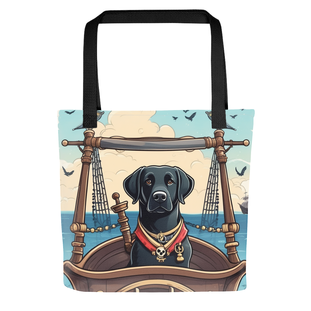 PugMug Custom Black Labrador Retriever Tote