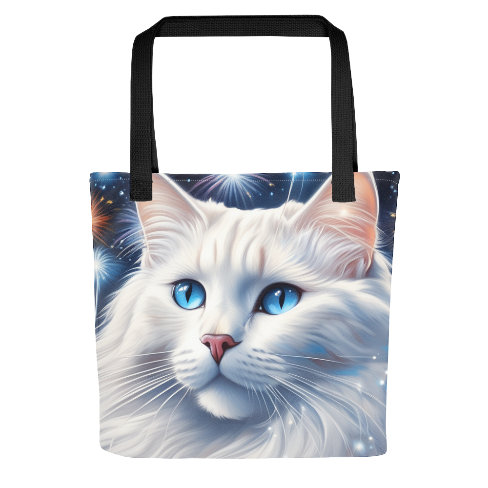 PugMug Custom White Ragdoll Cat Tote