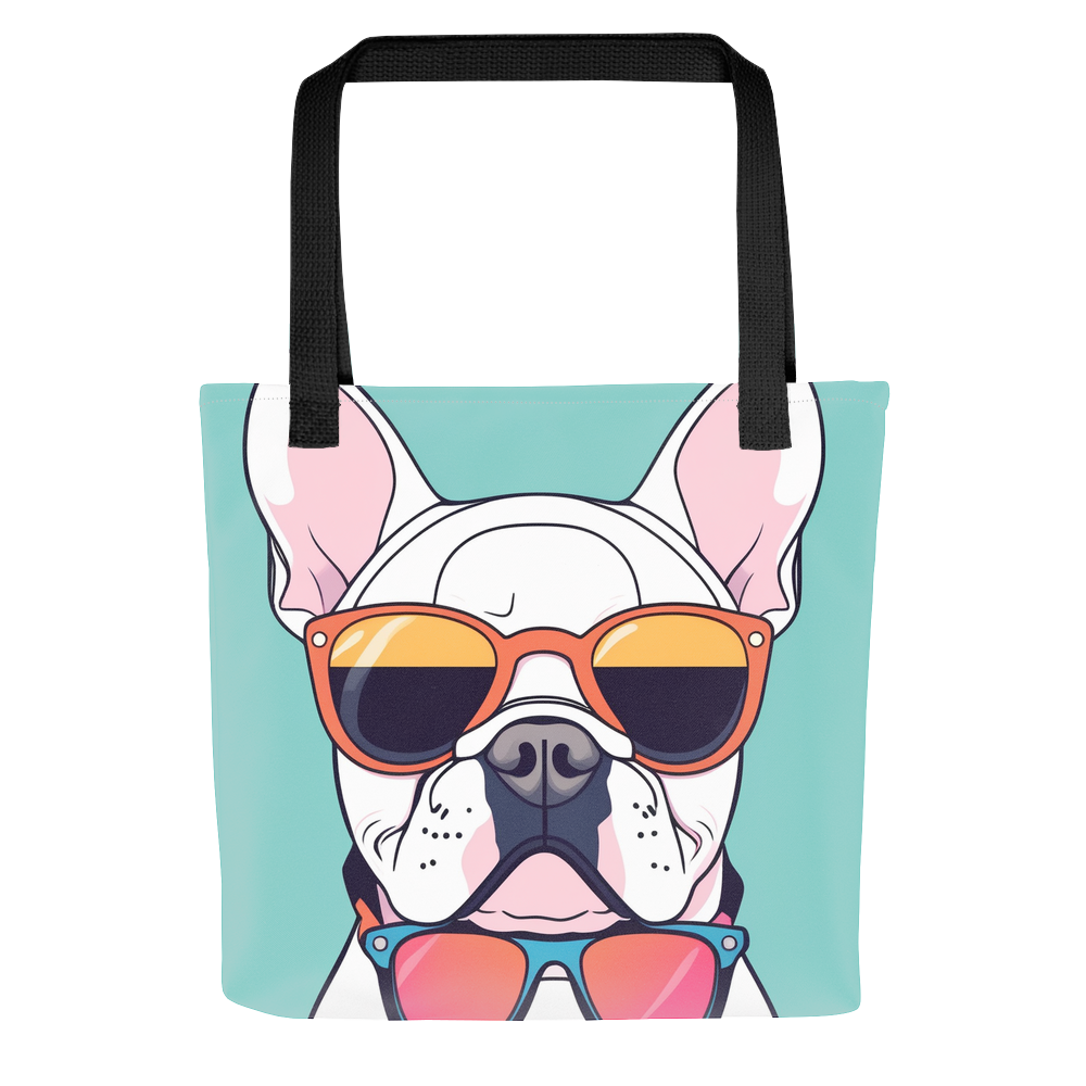 PugMug Custom White French Bulldog Tote