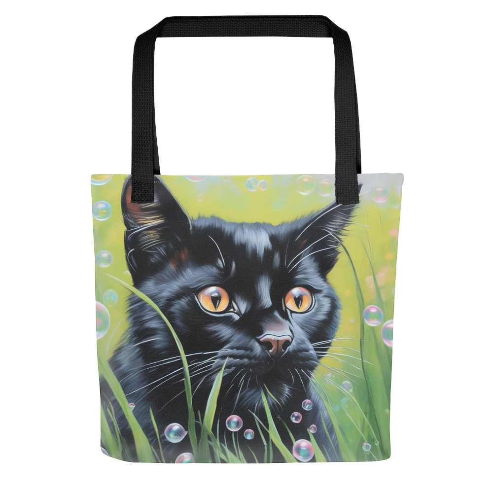 PugMug Custom Black Exotic Cat Tote