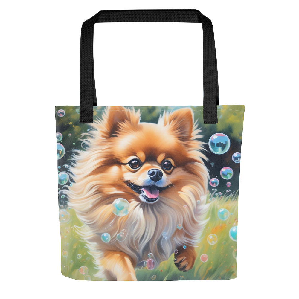 PugMug Custom Tan Pomeranian Tote