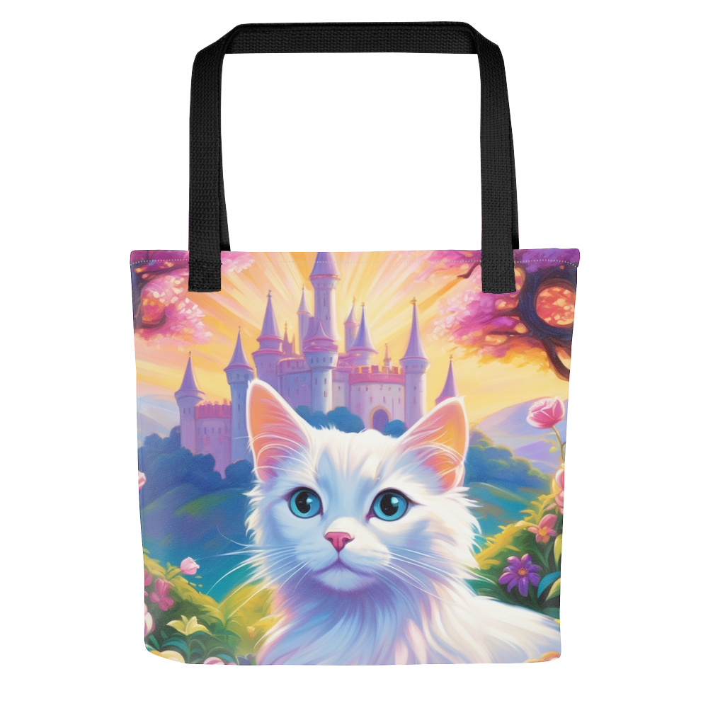 PugMug Custom White Companion Cat Tote