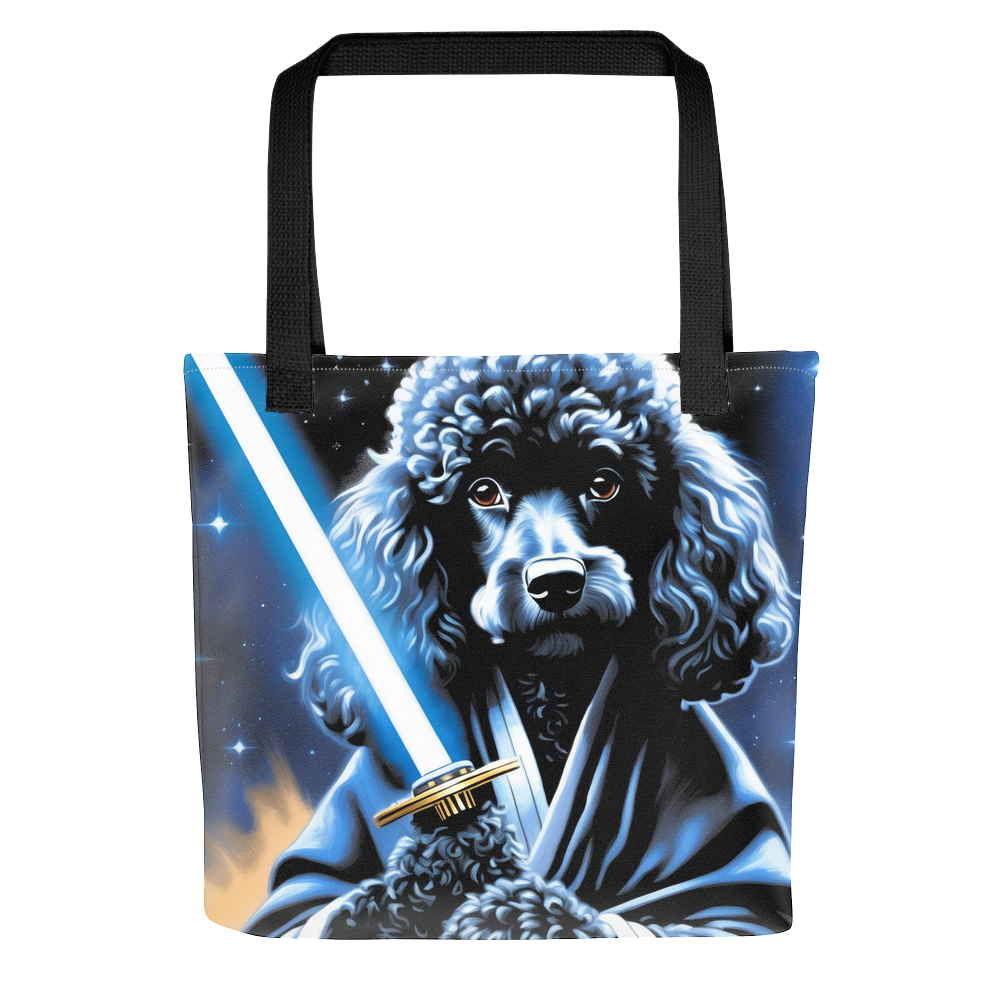 PugMug Custom Black Poodle Tote