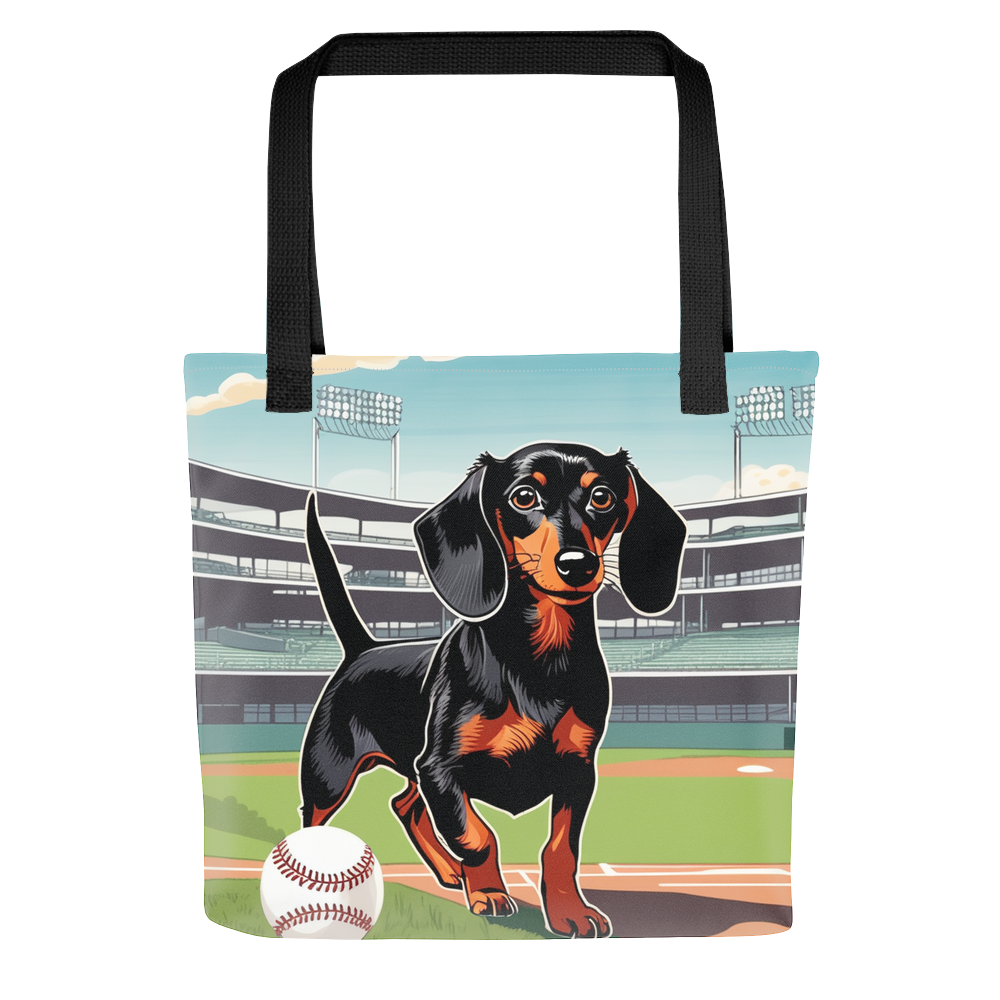 PugMug Custom Black Dachshund Tote