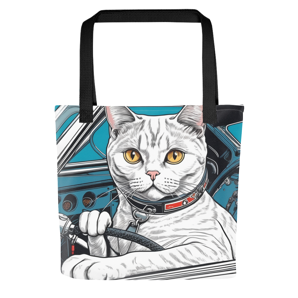 PugMug Custom White British Shorthair Cat Tote