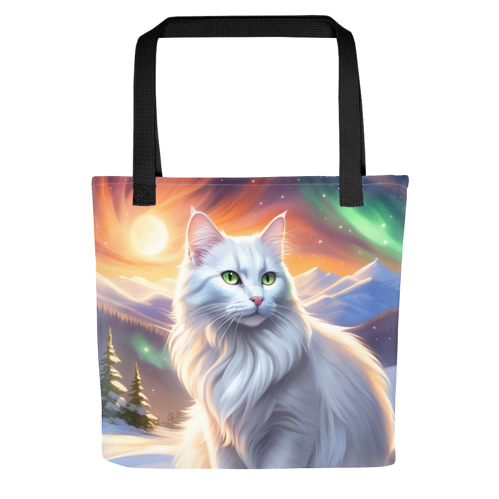PugMug Custom White Companion Cat Tote