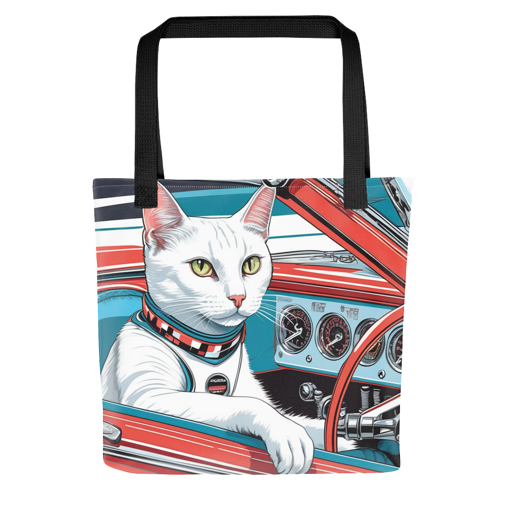 PugMug Custom White Companion Cat Tote