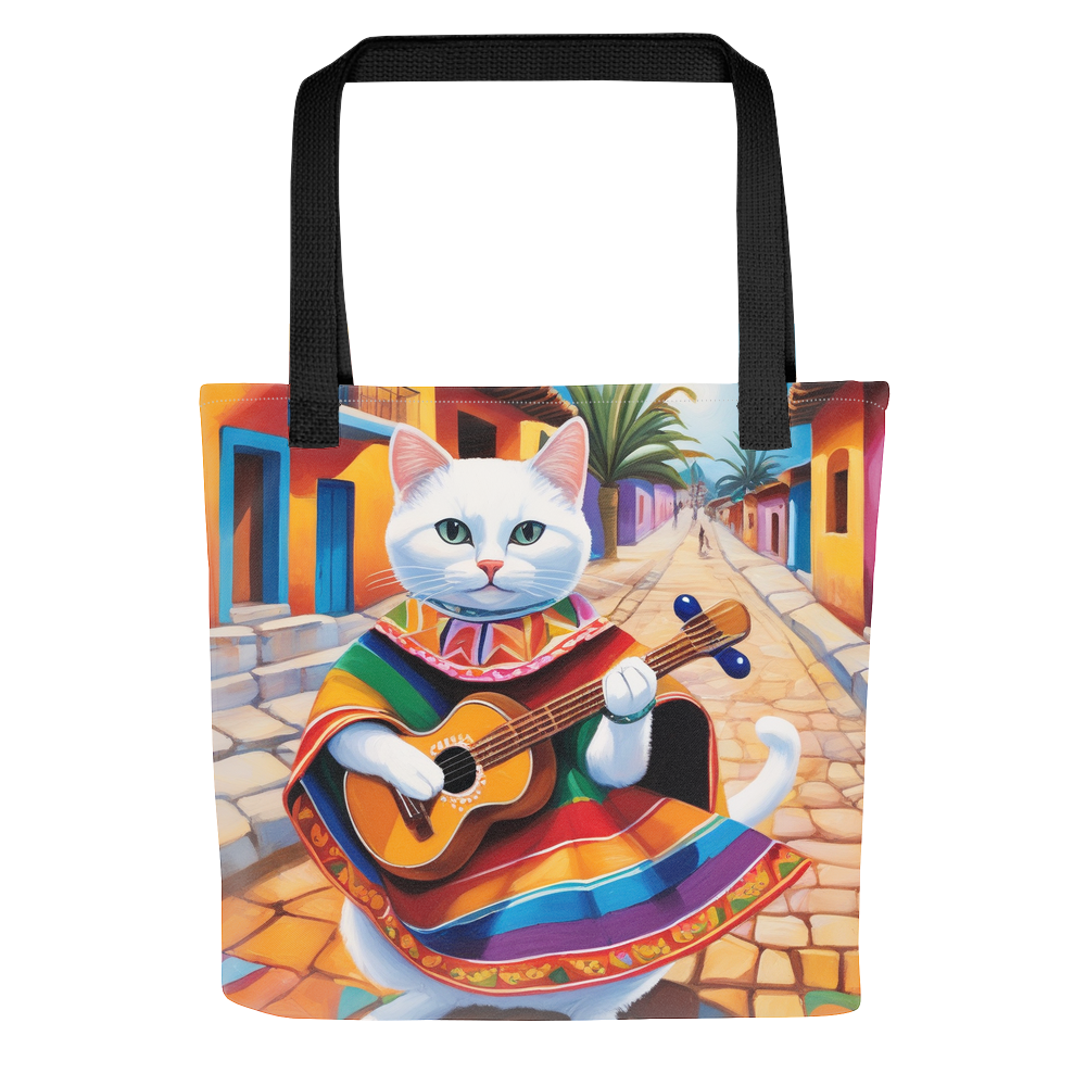 PugMug Custom White Companion Cat Tote