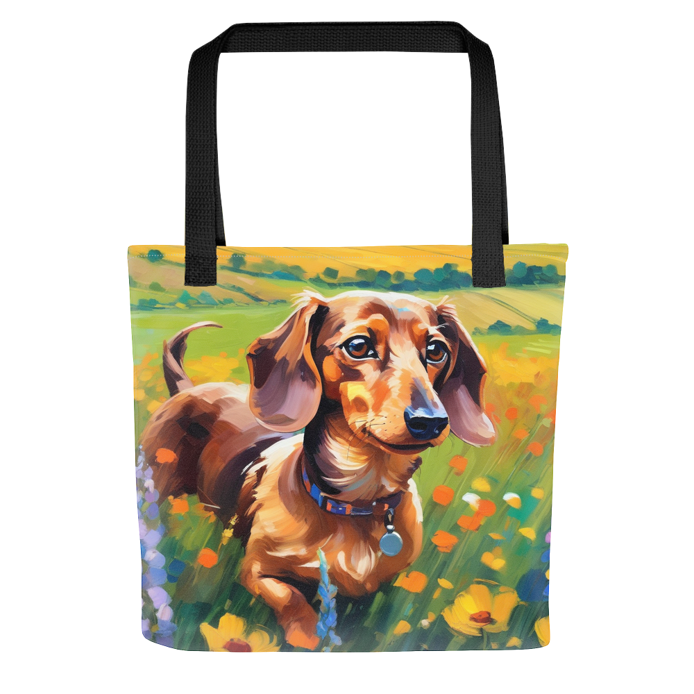 PugMug Custom Tan Dachshund Tote